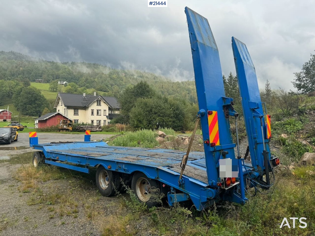 Müller Maskinhenger - Rimorkio me plan ngarkimi të ulët: foto 3 Müller Maskinhenger - Rimorkio me plan ngarkimi të ulët: foto 3