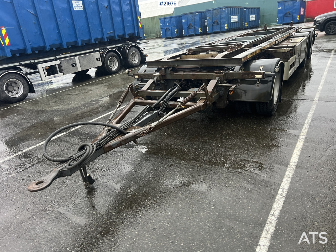 NOR SLEP sl-28kt 3 akslet krokslep m/ tipp - Rimorkio roll-off/ Skip loader: foto 4 NOR SLEP sl-28kt 3 akslet krokslep m/ tipp - Rimorkio roll-off/ Skip loader: foto 4