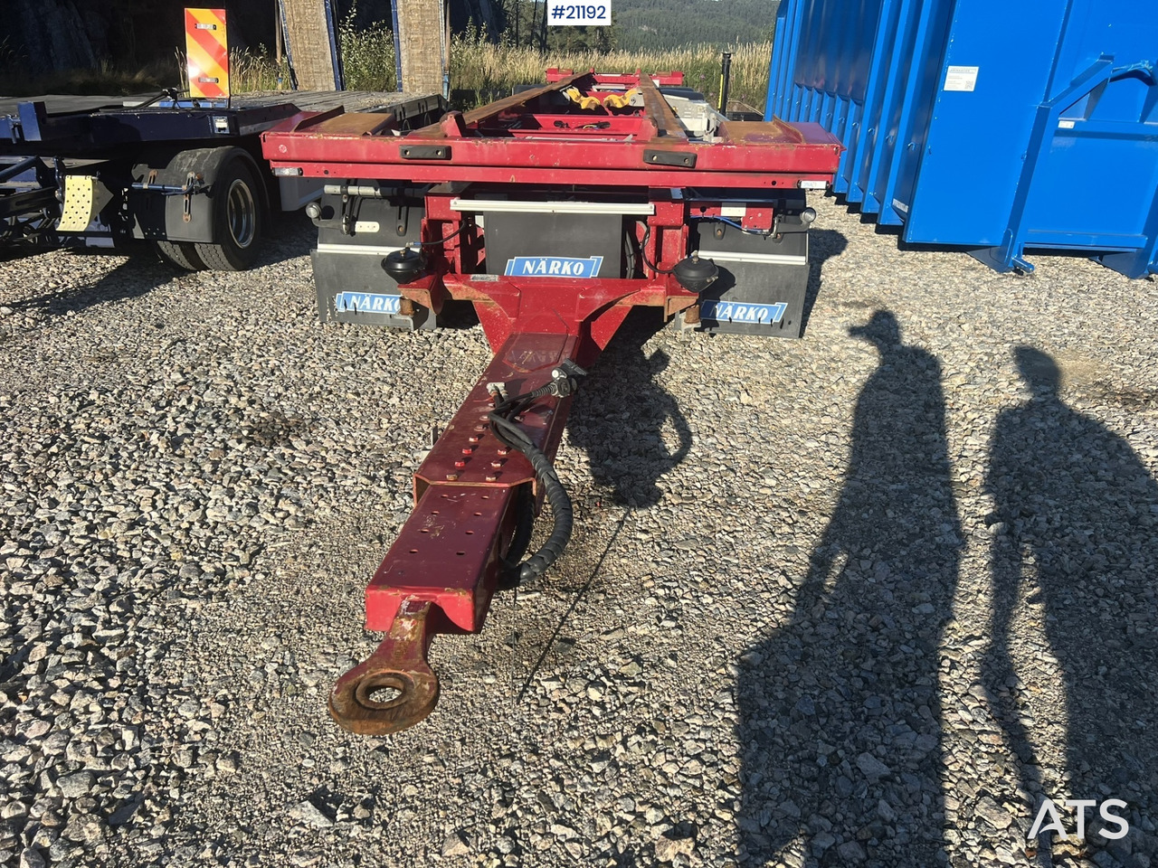 Narko 4 akslet container henger - Rimorkio roll-off/ Skip loader: foto 4 Narko 4 akslet container henger - Rimorkio roll-off/ Skip loader: foto 4