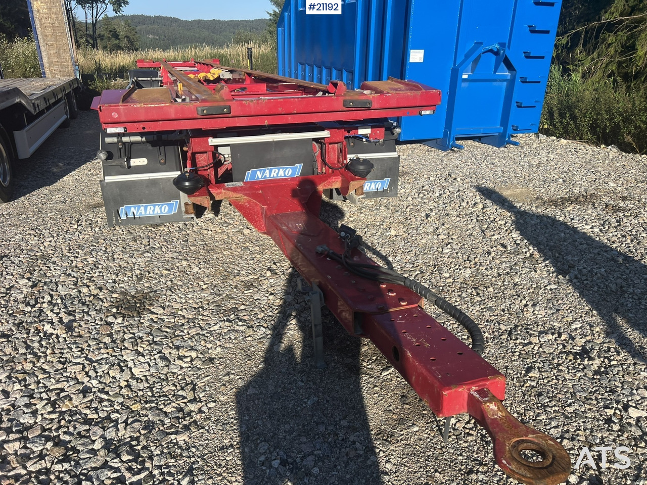 Narko 4 akslet container henger - Rimorkio roll-off/ Skip loader: foto 5 Narko 4 akslet container henger - Rimorkio roll-off/ Skip loader: foto 5