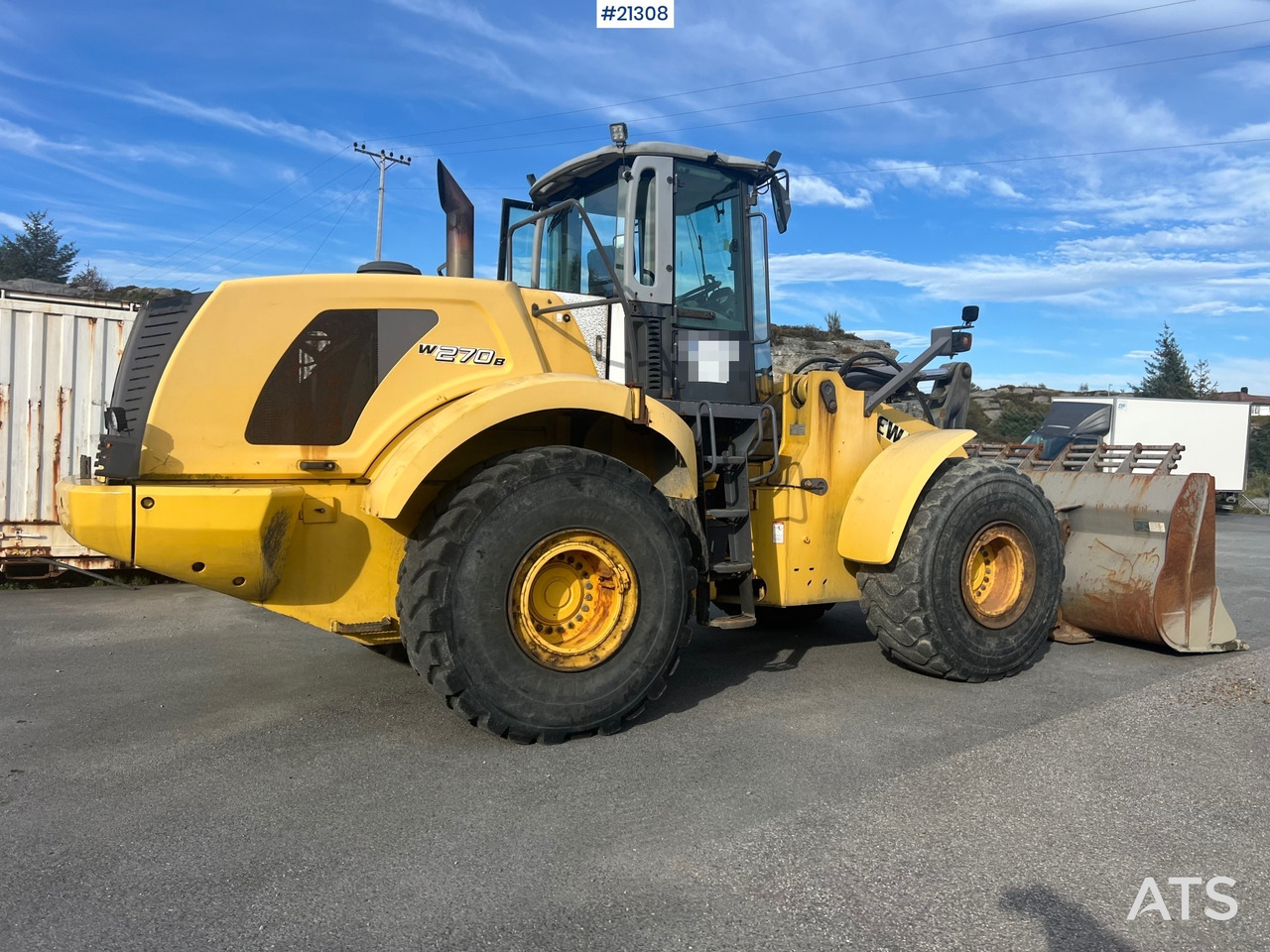 New Holland w270B - Fadrom me goma: foto 4 New Holland w270B - Fadrom me goma: foto 4