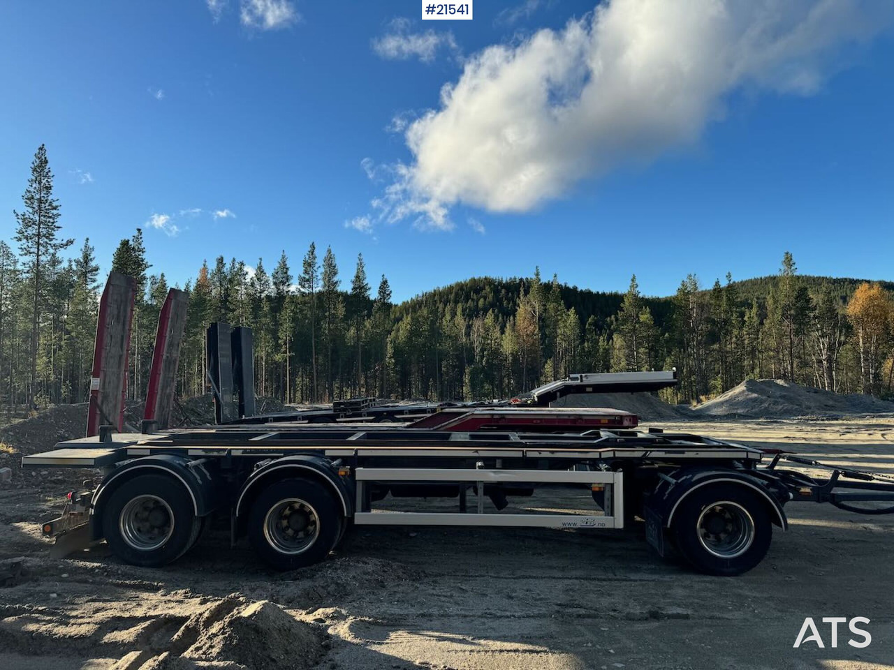Nor-Slep 2022 Nor Slep SL-28KT Krokhenger m/ tipp - Rimorkio roll-off/ Skip loader: foto 1 Nor-Slep 2022 Nor Slep SL-28KT Krokhenger m/ tipp - Rimorkio roll-off/ Skip loader: foto 1