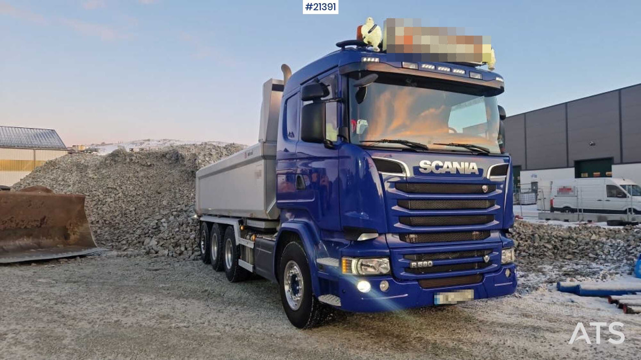 Scania R580 8x4 tippbil. Mye deler byttet! - Kamion vetëshkarkues: foto 2 Scania R580 8x4 tippbil. Mye deler byttet! - Kamion vetëshkarkues: foto 2