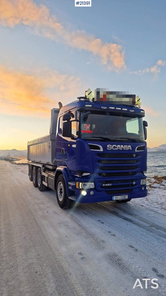 Scania R580 8x4 tippbil. Mye deler byttet! - Kamion vetëshkarkues: foto 1 Scania R580 8x4 tippbil. Mye deler byttet! - Kamion vetëshkarkues: foto 1