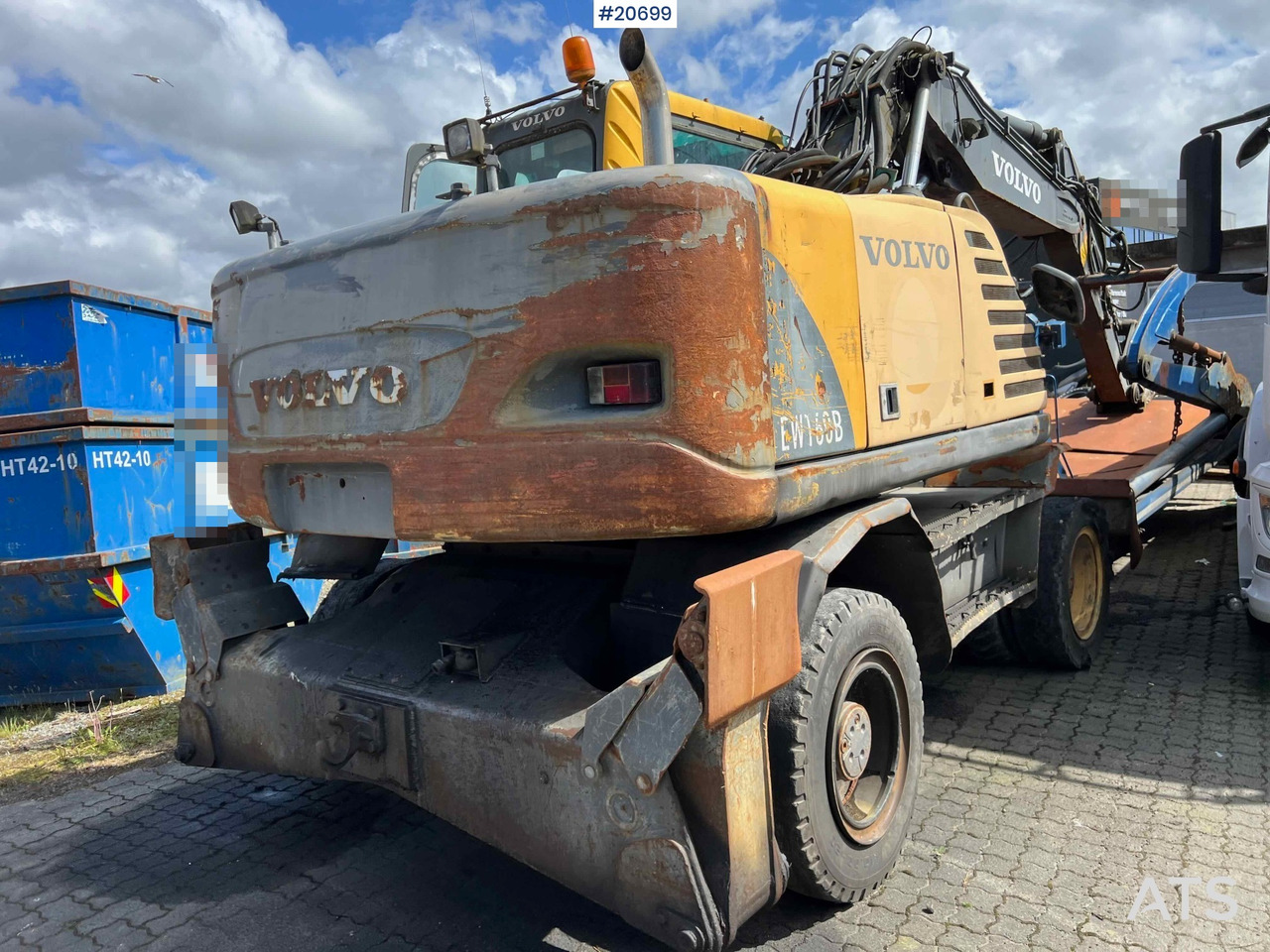 Lizingu i Volvo EW160B hjulmaskin m/ støtte bein og skjær Volvo EW160B hjulmaskin m/ støtte bein og skjær: foto 8