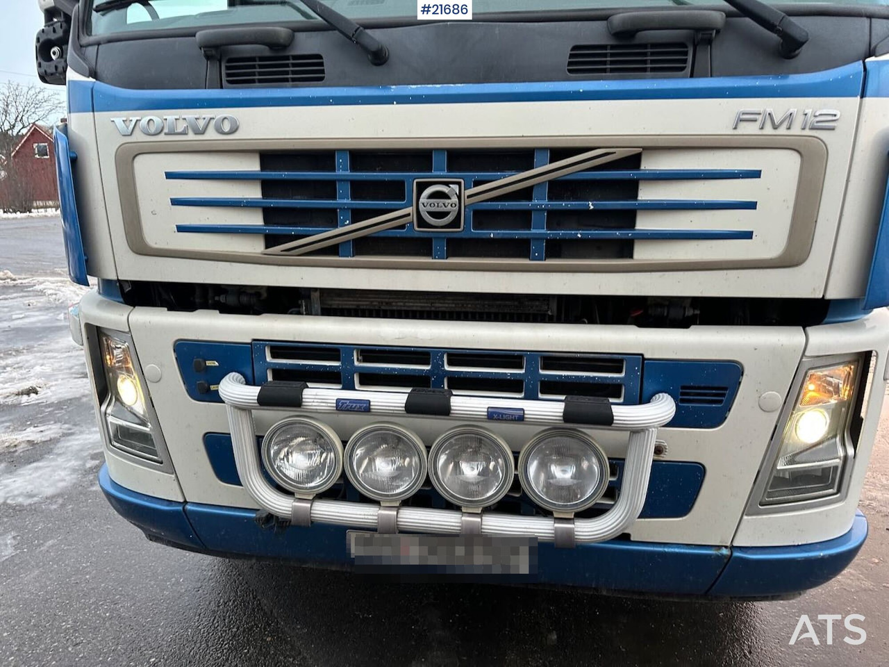 Kamion me vinç Volvo FM12 Globetrotter 6x4 kranbil m/ bak montert 18 t/m kran og vinsj. SE VIDEO: foto 6