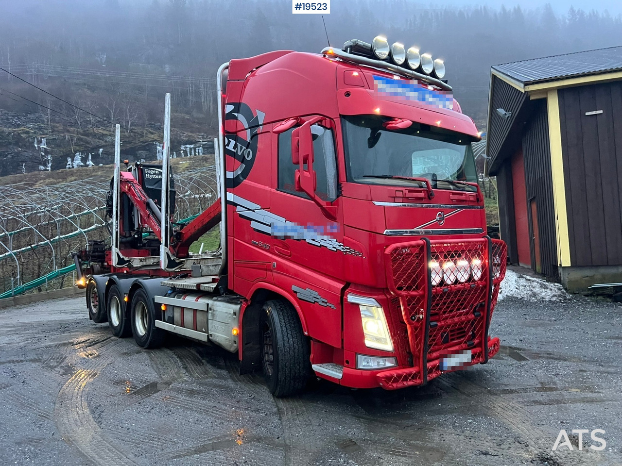 Volvo Fh540 8x4 Tømmerbil m/ 2016 M110L80 Palfinger krane og tømmerklype - Kamion për transport druri: foto 5 Volvo Fh540 8x4 Tømmerbil m/ 2016 M110L80 Palfinger krane og tømmerklype - Kamion për transport druri: foto 5