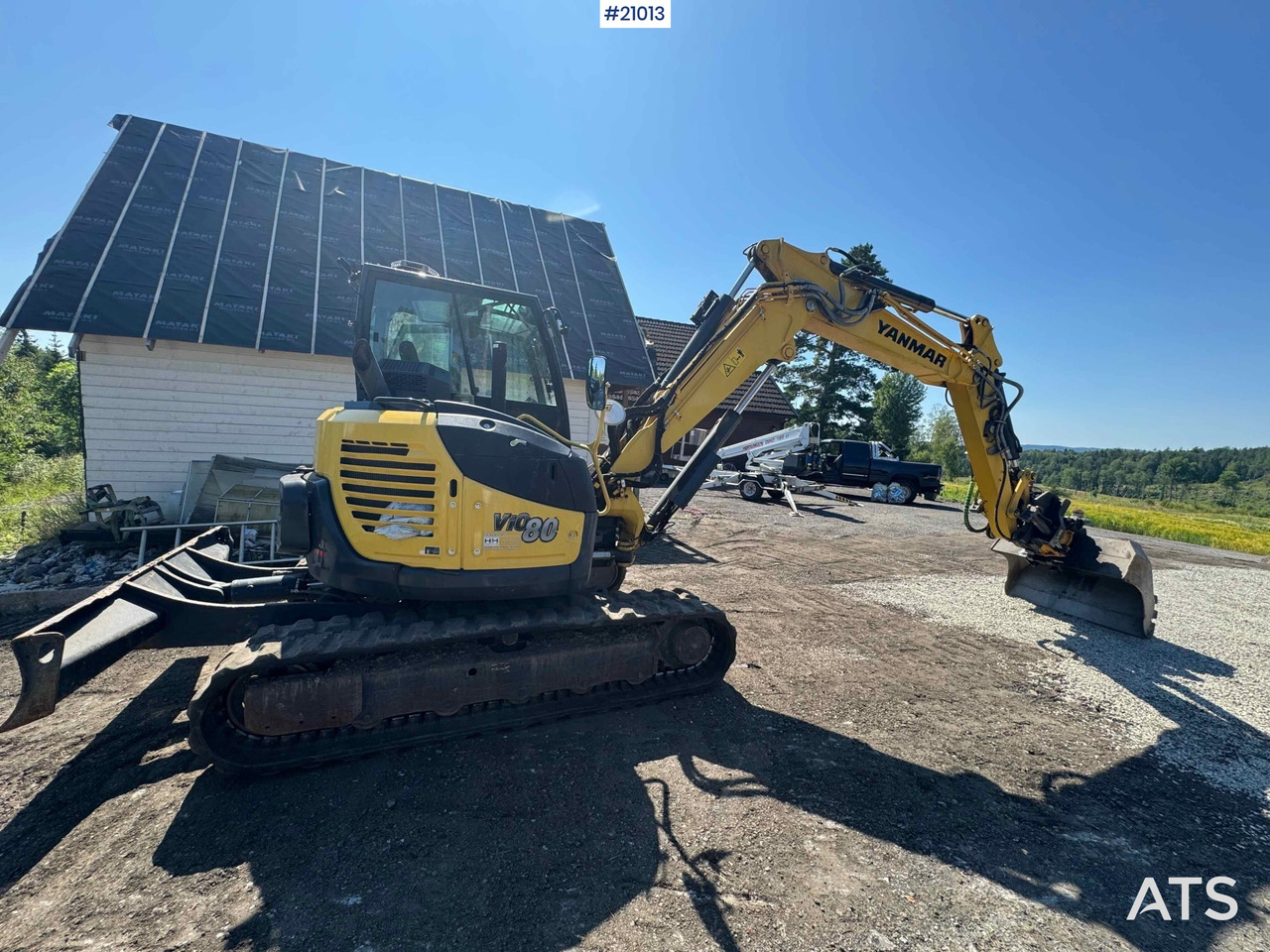 Yanmar VI080-1a - Ekskavator me zinxhirë: foto 4 Yanmar VI080-1a - Ekskavator me zinxhirë: foto 4