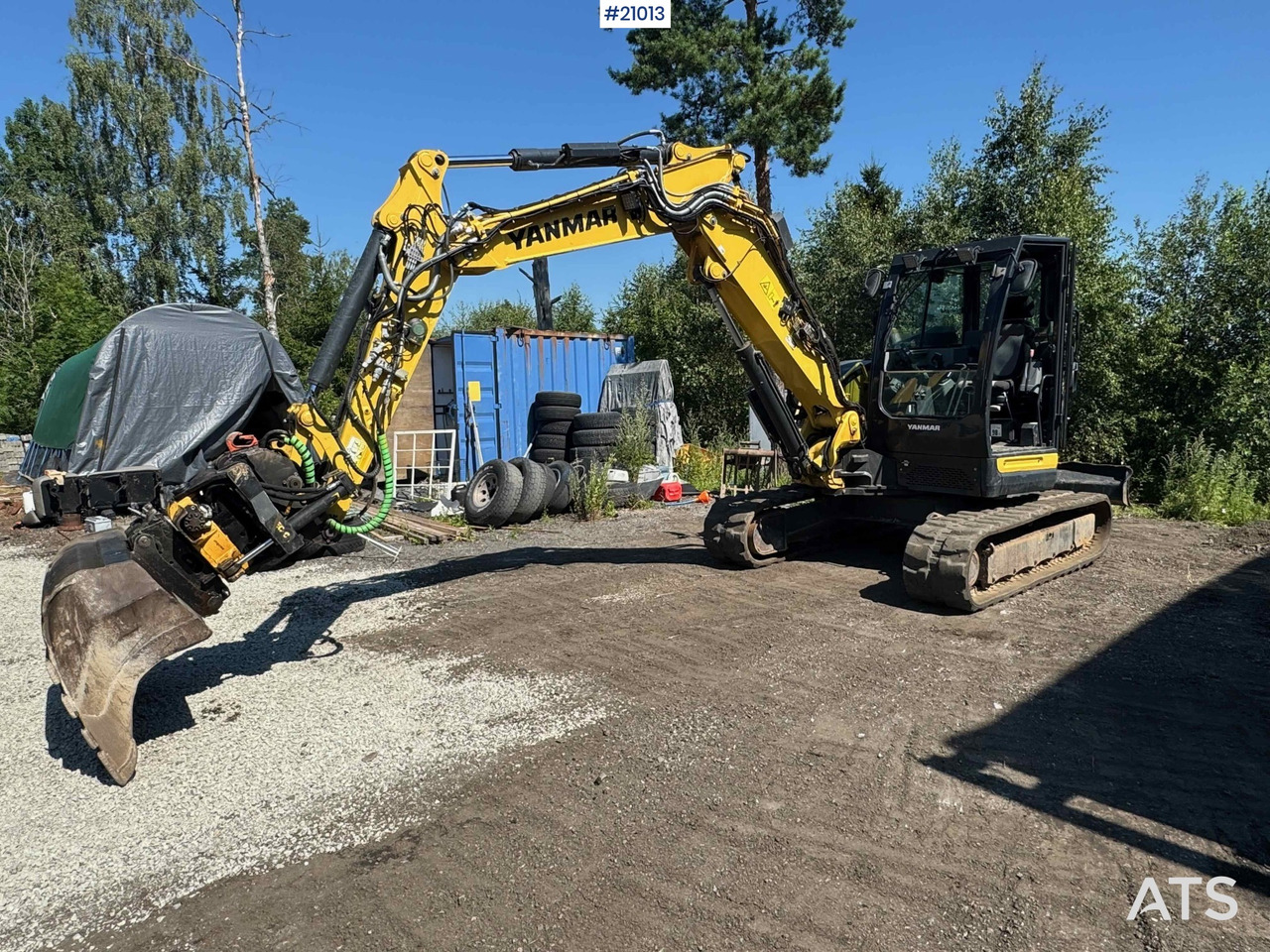 Yanmar VI080-1a - Ekskavator me zinxhirë: foto 1 Yanmar VI080-1a - Ekskavator me zinxhirë: foto 1