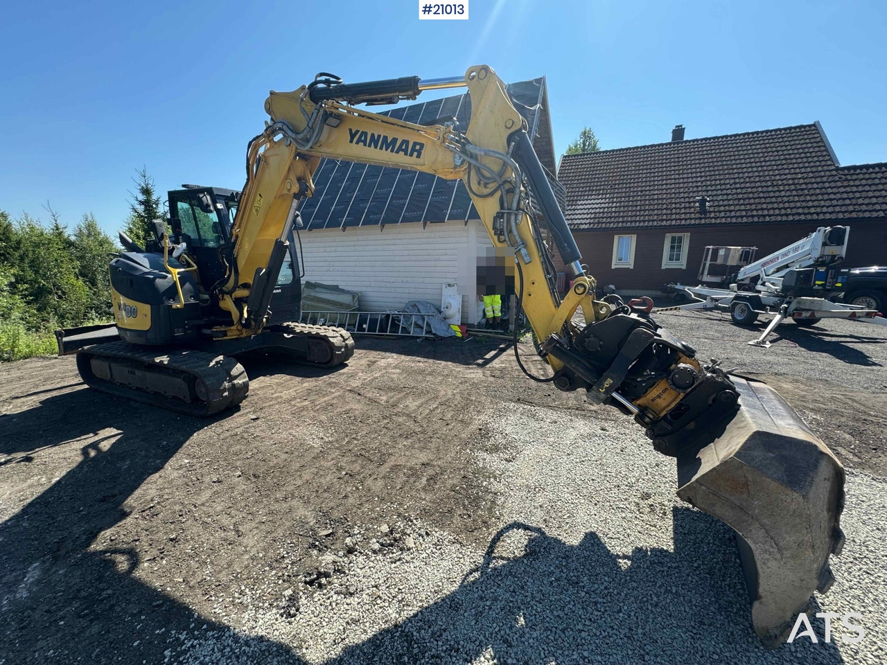 Yanmar VI080-1a - Ekskavator me zinxhirë: foto 3 Yanmar VI080-1a - Ekskavator me zinxhirë: foto 3