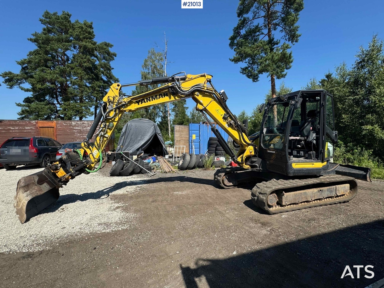 Yanmar VI080-1a - Ekskavator me zinxhirë: foto 2 Yanmar VI080-1a - Ekskavator me zinxhirë: foto 2