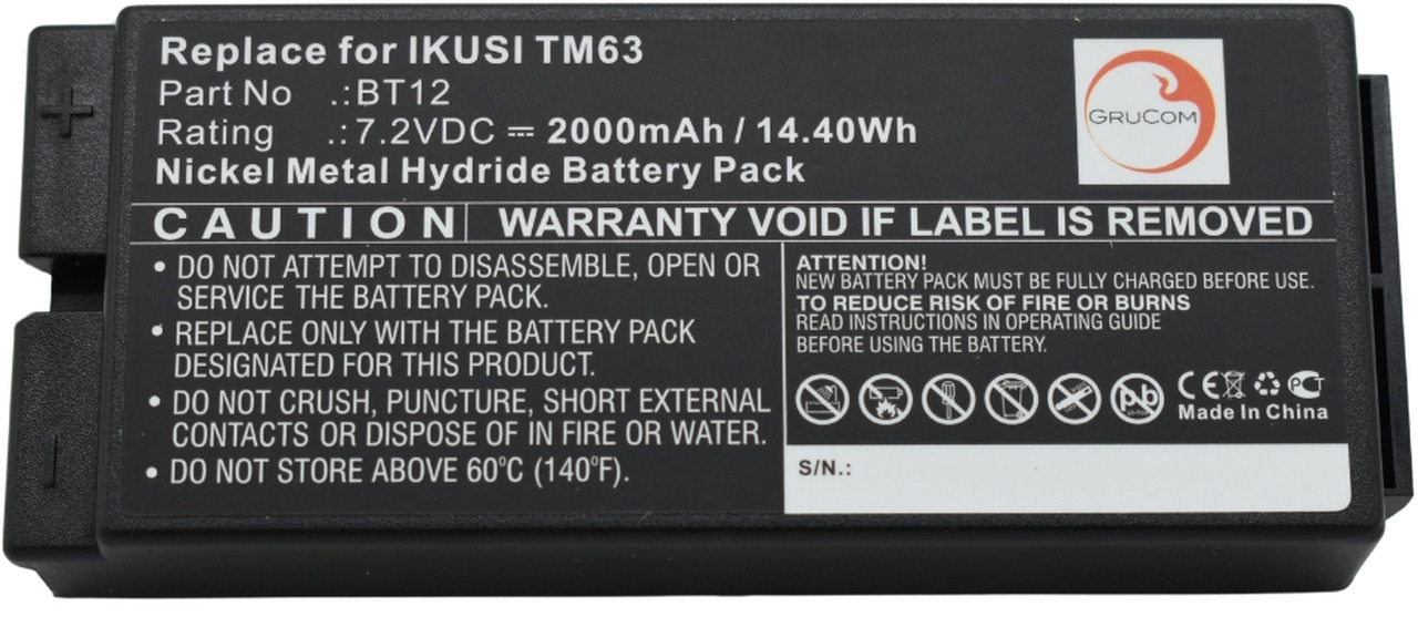Compatible battery Ikusi BT12 - Bateria për Vinç për kamion: foto 4 Compatible battery Ikusi BT12 - Bateria për Vinç për kamion: foto 4