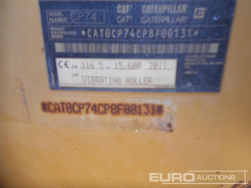 2011 CAT CP74 - Rul: foto 4 2011 CAT CP74 - Rul: foto 4