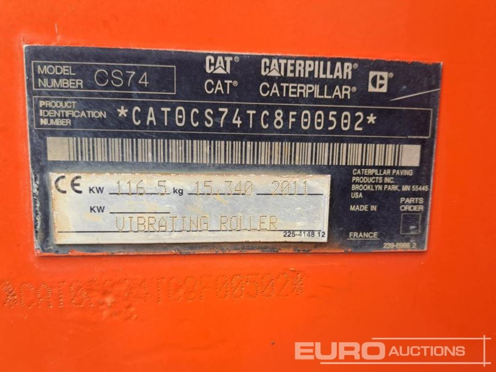2011 CAT CS74 - Rul: foto 5 2011 CAT CS74 - Rul: foto 5