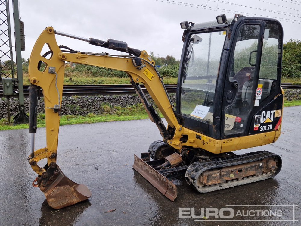 2014 CAT 301.7D - Miniekskavator: foto 1 2014 CAT 301.7D - Miniekskavator: foto 1