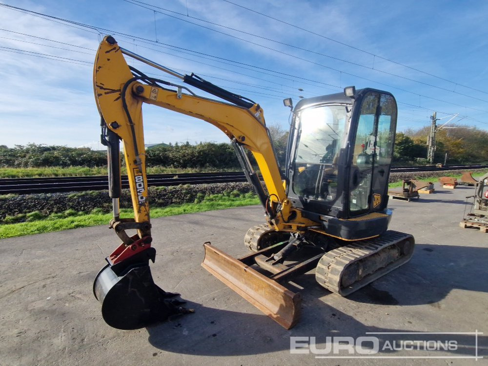 2014 JCB 8030 - Miniekskavator: foto 1 2014 JCB 8030 - Miniekskavator: foto 1