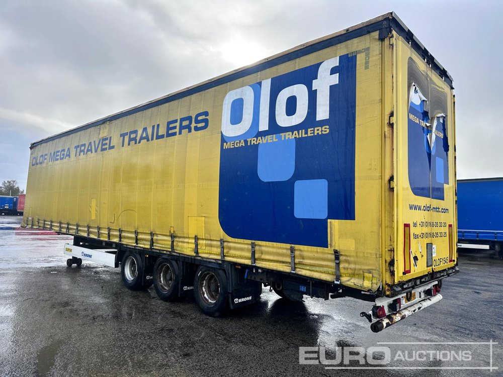 2015 Krone Mega Liner, Curtainsider, 3 Axle (Dutch Reg. Docs) - Gjysmë rimorkio me tendë: foto 3 2015 Krone Mega Liner, Curtainsider, 3 Axle (Dutch Reg. Docs) - Gjysmë rimorkio me tendë: foto 3