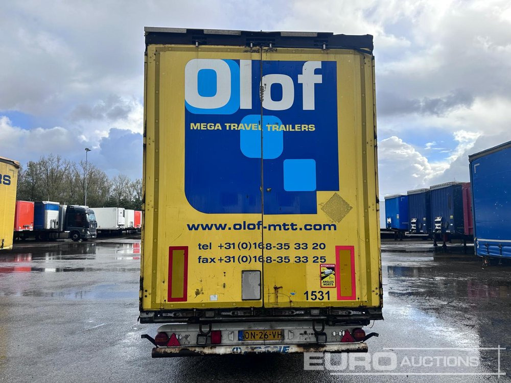 2015 Krone Mega Liner, Curtainsider, 3 Axle (Dutch Reg. Docs) - Gjysmë rimorkio me tendë: foto 3 2015 Krone Mega Liner, Curtainsider, 3 Axle (Dutch Reg. Docs) - Gjysmë rimorkio me tendë: foto 3