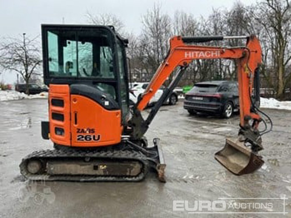 2019 Hitachi ZX26U-6CR - Miniekskavator: foto 1 2019 Hitachi ZX26U-6CR - Miniekskavator: foto 1