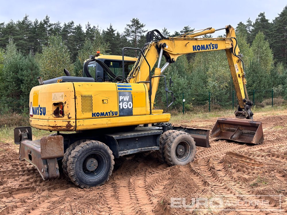 Komatsu PW160-7 - Ekskavator me goma: foto 5 Komatsu PW160-7 - Ekskavator me goma: foto 5