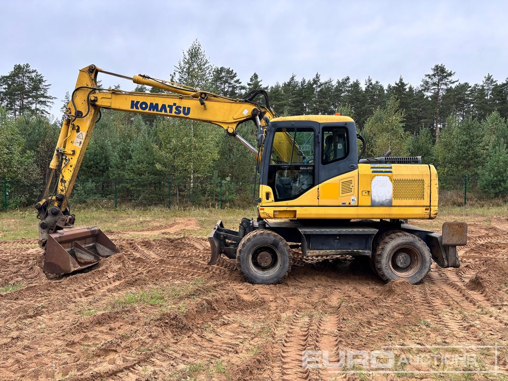 Komatsu PW160-7 - Ekskavator me goma: foto 2 Komatsu PW160-7 - Ekskavator me goma: foto 2