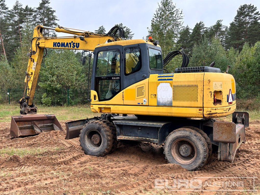 Komatsu PW160-7 - Ekskavator me goma: foto 3 Komatsu PW160-7 - Ekskavator me goma: foto 3