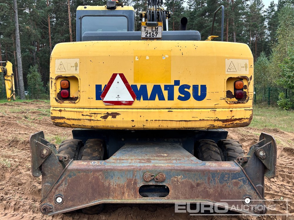 Komatsu PW160-7 - Ekskavator me goma: foto 4 Komatsu PW160-7 - Ekskavator me goma: foto 4