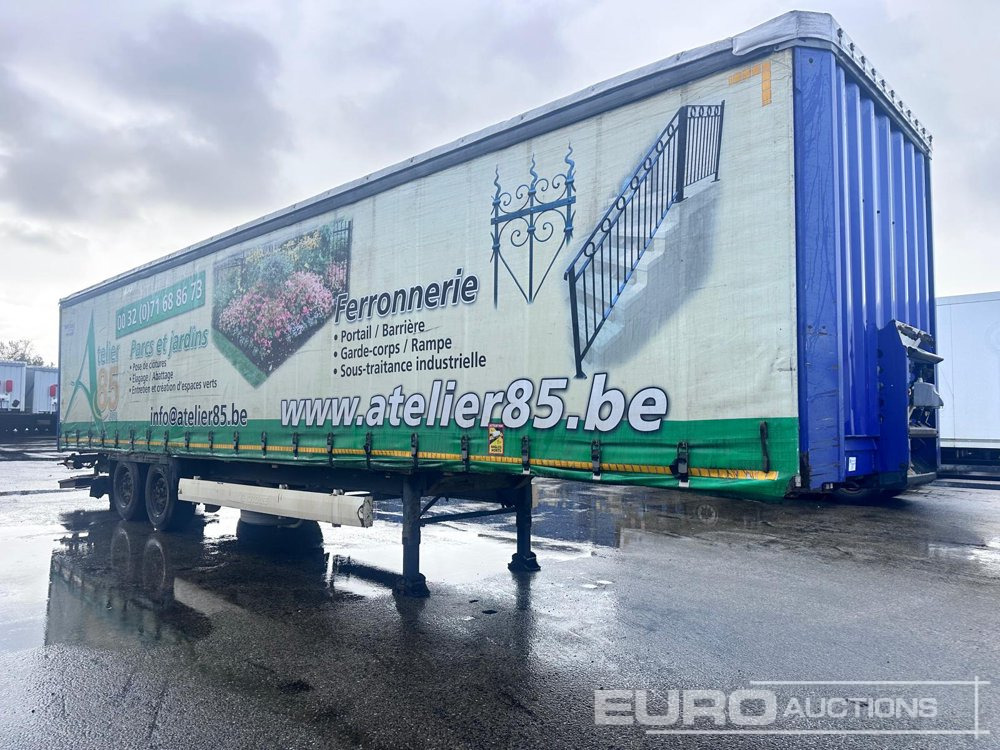 Krone Curtainsider Trailer, 2 Axle, Taillift (Belgium Reg. Docs) - Gjysmë rimorkio me tendë: foto 5 Krone Curtainsider Trailer, 2 Axle, Taillift (Belgium Reg. Docs) - Gjysmë rimorkio me tendë: foto 5