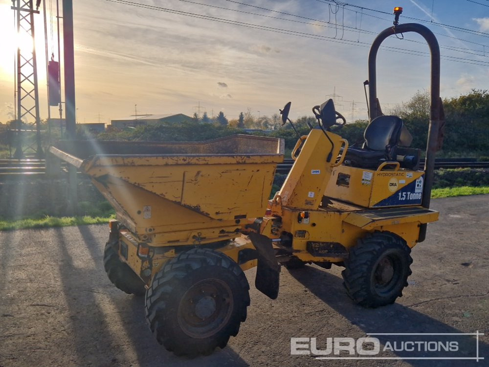Thwaites 1.5 Ton High-Tip Swivel Skip Dumper, Roll Bar - Minshkarkues: foto 1 Thwaites 1.5 Ton High-Tip Swivel Skip Dumper, Roll Bar - Minshkarkues: foto 1