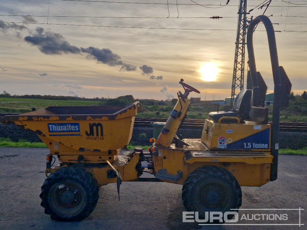 Thwaites 1.5 Ton High-Tip Swivel Skip Dumper, Roll Bar - Minshkarkues: foto 3 Thwaites 1.5 Ton High-Tip Swivel Skip Dumper, Roll Bar - Minshkarkues: foto 3