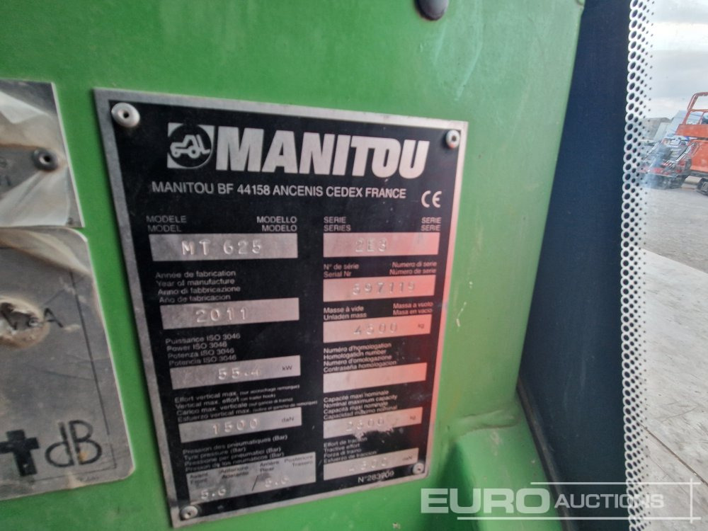 Ekskavator teleskopik 2013 Manitou MT625: foto 28