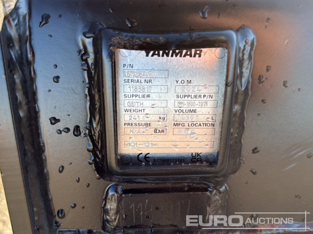 2024 Yanmar LG1020BA4180U - Kovë: foto 5 2024 Yanmar LG1020BA4180U - Kovë: foto 5
