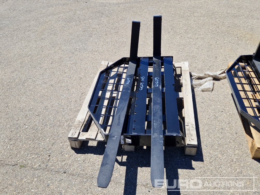 Unused 2025 Captok Forks, Carriage to suit Skidsteer Loader / Horquillas - Kokë për Mini fadrom: foto 5 Unused 2025 Captok Forks, Carriage to suit Skidsteer Loader / Horquillas - Kokë për Mini fadrom: foto 5