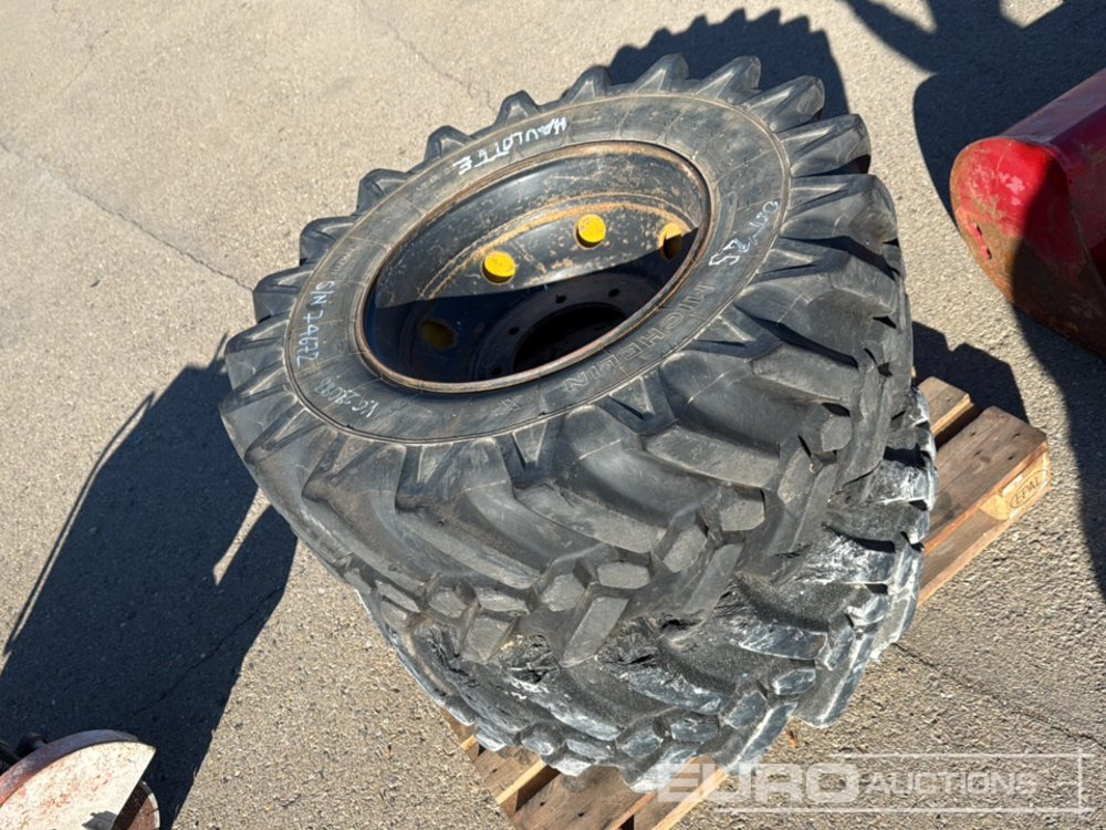 Michelin 15R 22.5XF Tyres & Rim to suit Haulotte HA20/25 (2 of) - Gomë: foto 3 Michelin 15R 22.5XF Tyres & Rim to suit Haulotte HA20/25 (2 of) - Gomë: foto 3
