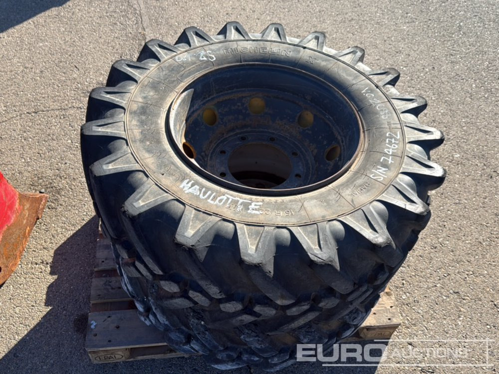 Michelin 15R 22.5XF Tyres & Rim to suit Haulotte HA20/25 (2 of) - Gomë: foto 4 Michelin 15R 22.5XF Tyres & Rim to suit Haulotte HA20/25 (2 of) - Gomë: foto 4