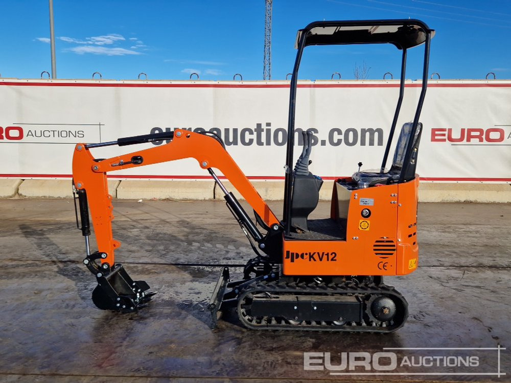 Unused 2025 JPC KV12 - Miniekskavator: foto 2 Unused 2025 JPC KV12 - Miniekskavator: foto 2