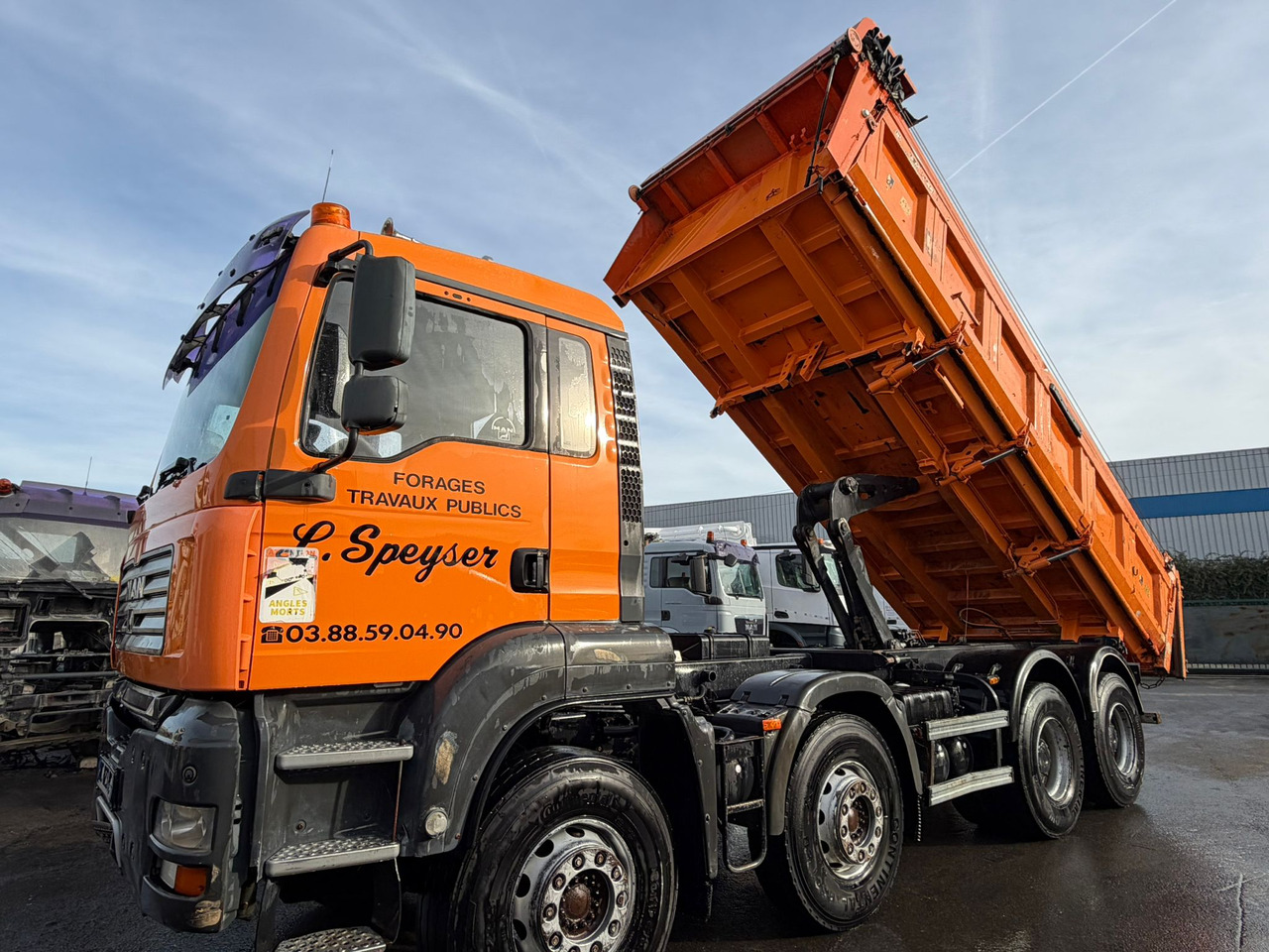 Camion benne arrière MAN avec benne Meiller BC-823-PC - Kamion vetëshkarkues: foto 2 Camion benne arrière MAN avec benne Meiller BC-823-PC - Kamion vetëshkarkues: foto 2