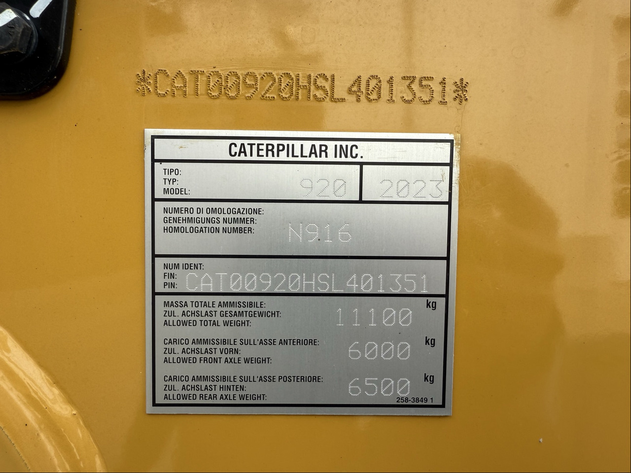 Caterpillar Radlader 920 Radlader - Fadrom me goma: foto 2 Caterpillar Radlader 920 Radlader - Fadrom me goma: foto 2