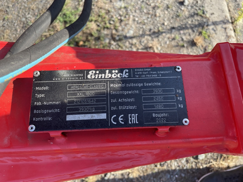 Einböck Aerostar 18.00 - Lesë: foto 2 Einböck Aerostar 18.00 - Lesë: foto 2