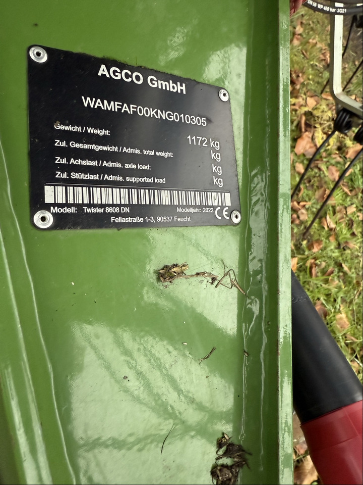 Fendt Twister 8608 DN - Barkthyese/ Shkundës bari: foto 2 Fendt Twister 8608 DN - Barkthyese/ Shkundës bari: foto 2