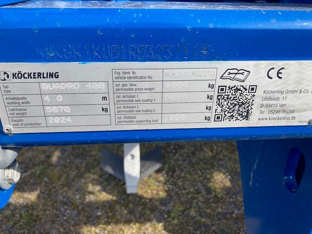 Köckerling Quadro 400 - Kultivator: foto 2 Köckerling Quadro 400 - Kultivator: foto 2