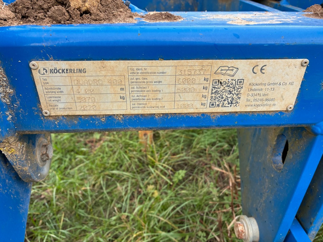 Köckerling Quadro 400 - Kultivator: foto 4 Köckerling Quadro 400 - Kultivator: foto 4
