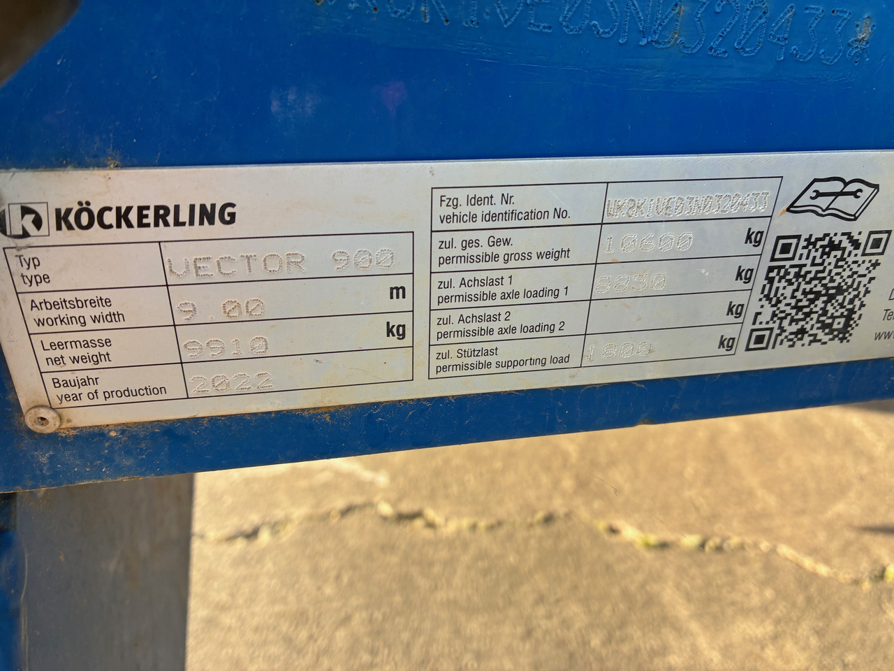 Köckerling Vector 900 - Kultivator: foto 2 Köckerling Vector 900 - Kultivator: foto 2
