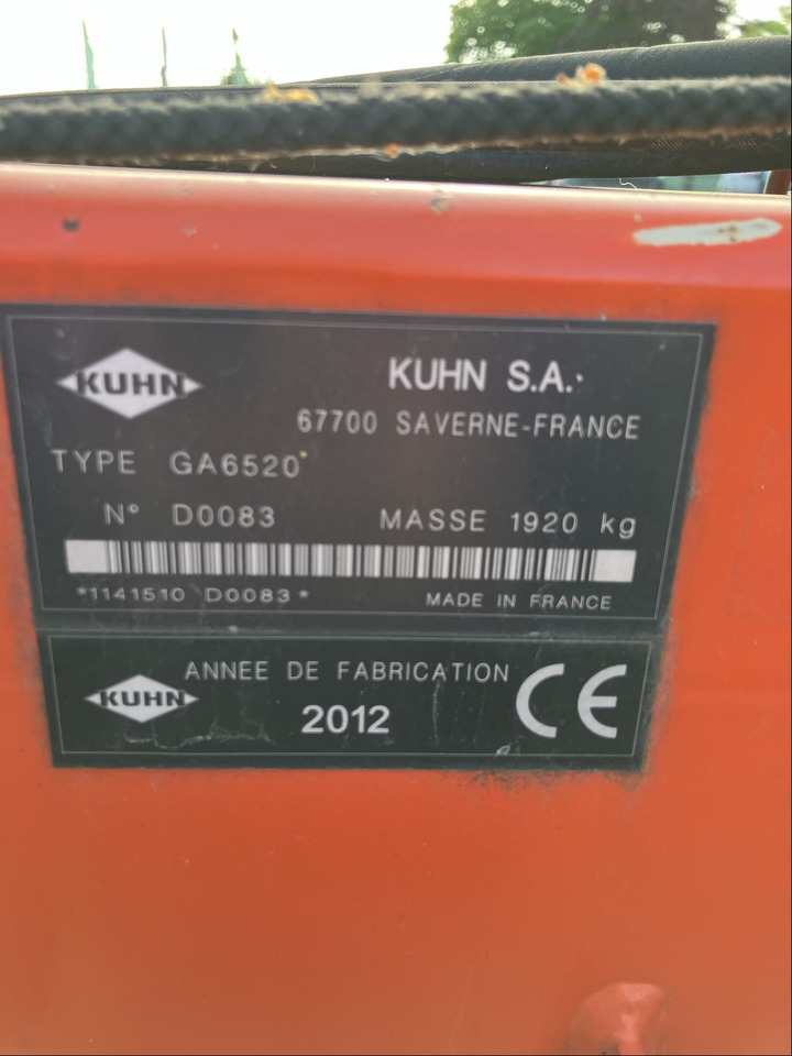 Kuhn 6520 - Barkthyese/ Shkundës bari: foto 2 Kuhn 6520 - Barkthyese/ Shkundës bari: foto 2