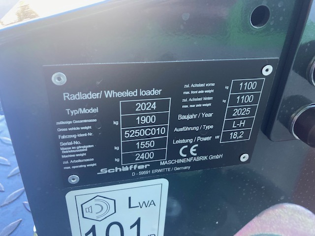 Schäffer Hoflader Typ 2024 - Fadrom me goma: foto 2 Schäffer Hoflader Typ 2024 - Fadrom me goma: foto 2