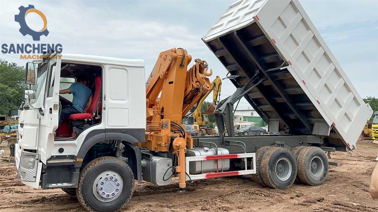 SINOTRUK Howo 371 6x4 crane truck - Kamion me vinç: foto 4 SINOTRUK Howo 371 6x4 crane truck - Kamion me vinç: foto 4