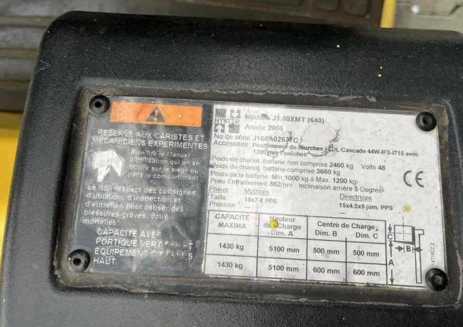 Hyster J1.80XMT - Pirun elektrik: foto 4 Hyster J1.80XMT - Pirun elektrik: foto 4