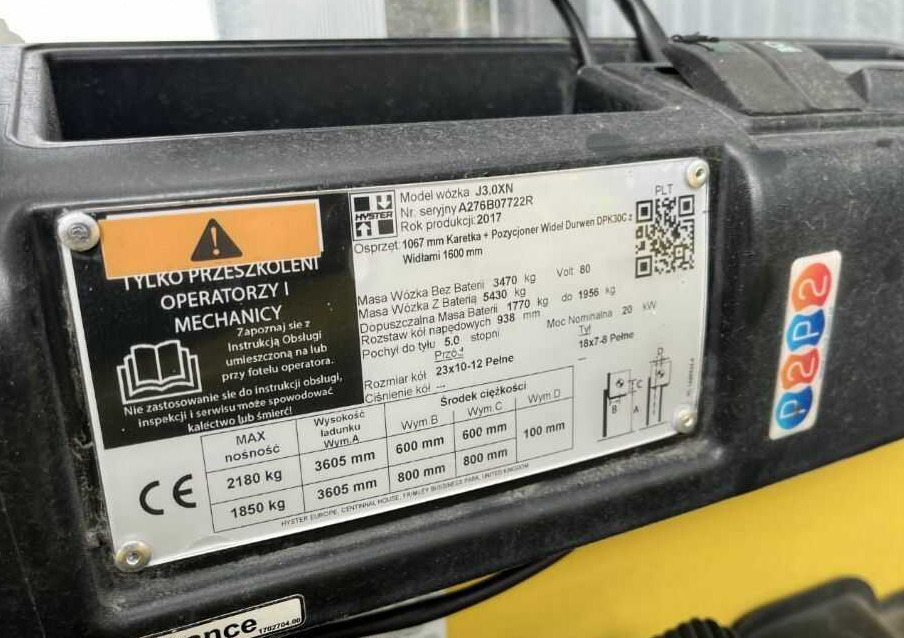 Hyster J3.0XN - Pirun elektrik: foto 4 Hyster J3.0XN - Pirun elektrik: foto 4