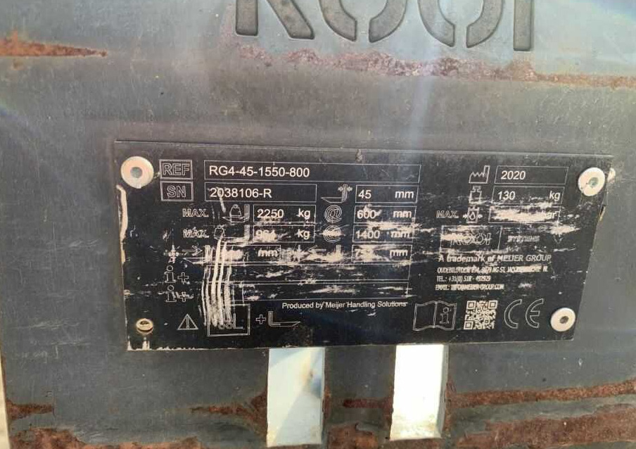 Kooi RG4-45-1550 - Vinç me krah për Pajisje për trajtimin e materialeve: foto 3 Kooi RG4-45-1550 - Vinç me krah për Pajisje për trajtimin e materialeve: foto 3