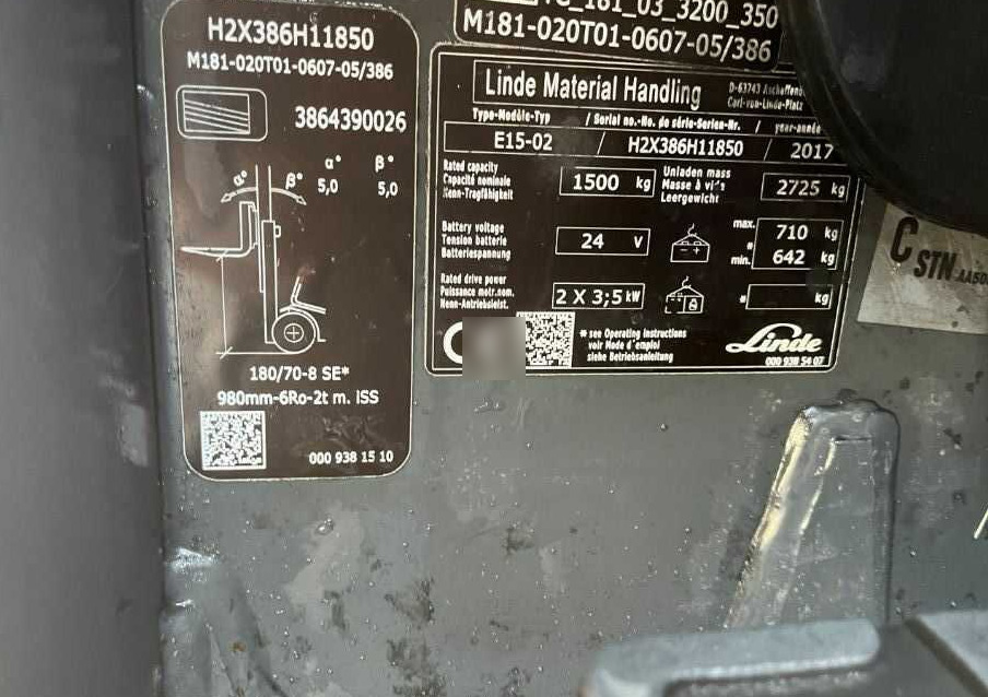 Linde E15-02 - Pirun elektrik: foto 4 Linde E15-02 - Pirun elektrik: foto 4